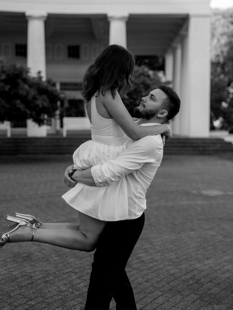 Couple achwarz weiß Fotografie