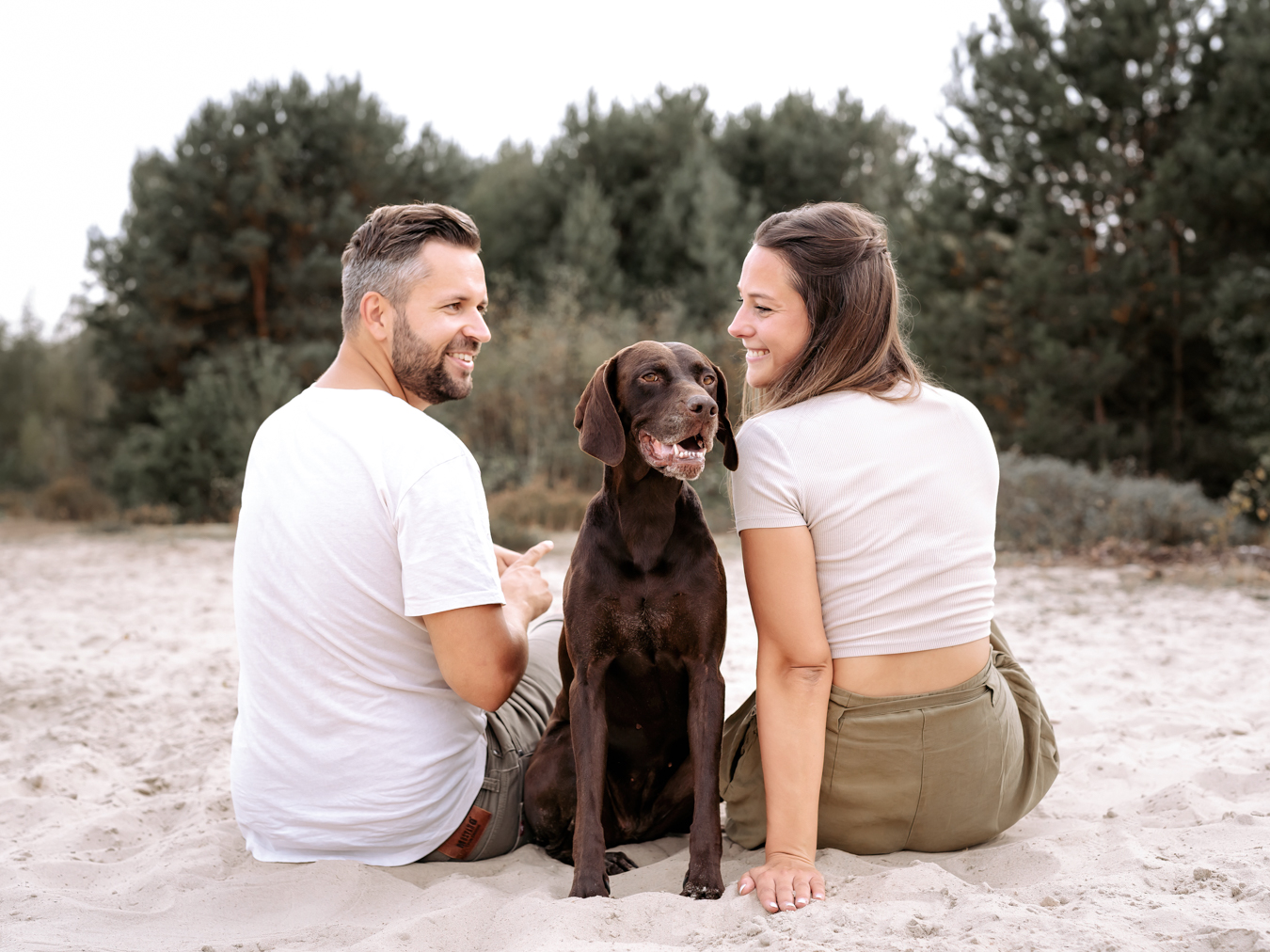 Shooting am Strand